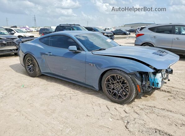 1FA6P8CF9R5422049 2024 FORD MUSTANG Gray Առջևի աջ