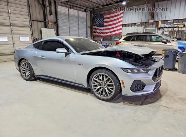 1FA6P8CF9R5431401 2024 FORD MUSTANG Gray Delantero derecho