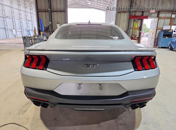 1FA6P8CF9R5431401 2024 FORD MUSTANG Gray Vista trasera