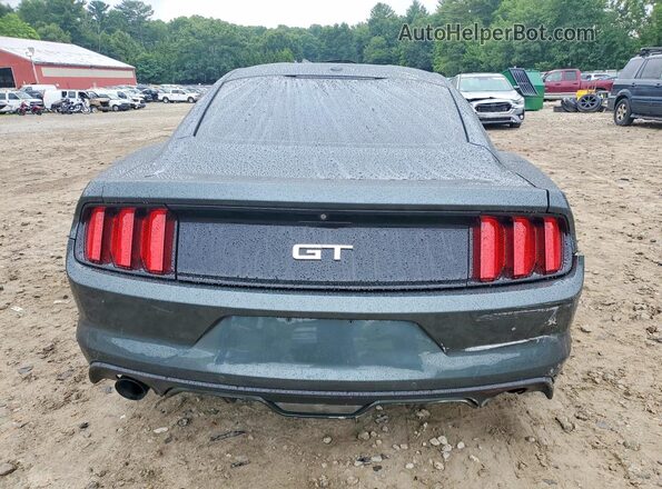 1FA6P8CFXG5250546 2016 FORD MUSTANG Green Rear view