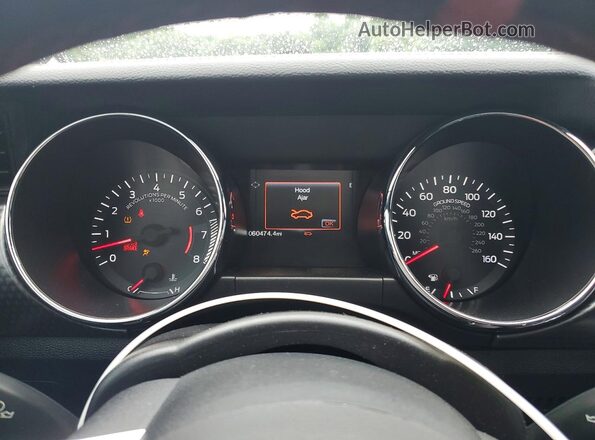 1FA6P8CFXG5250546 2016 FORD MUSTANG Green Instrument cluster view