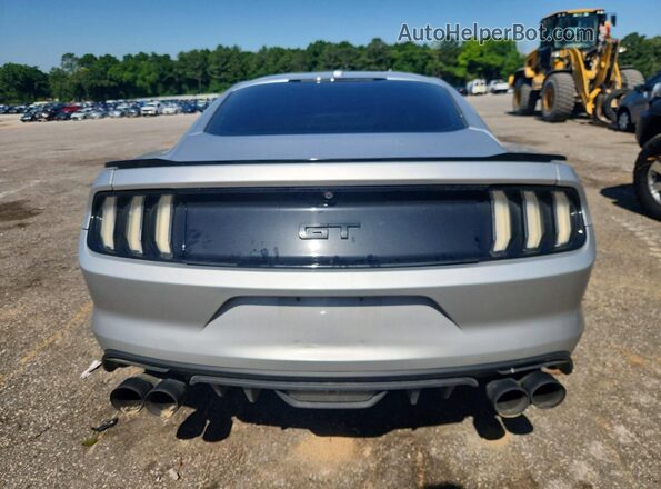 1FA6P8CFXG5288939 2016 FORD MUSTANG Silver Rear view
