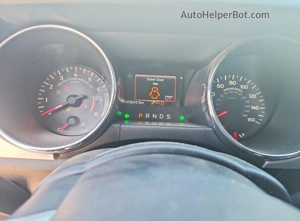 1FA6P8CFXG5288939 2016 FORD MUSTANG Silver Instrument cluster view