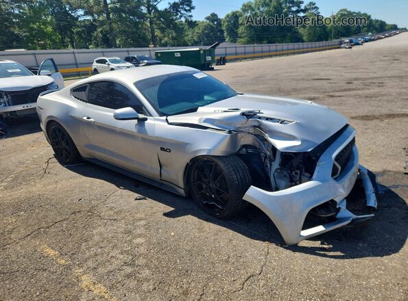 1FA6P8CFXG5288939 2016 FORD MUSTANG Silver Front right