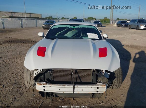 1FA6P8CFXH5212686 2017 FORD MUSTANG White უკანა სალონის ხედი