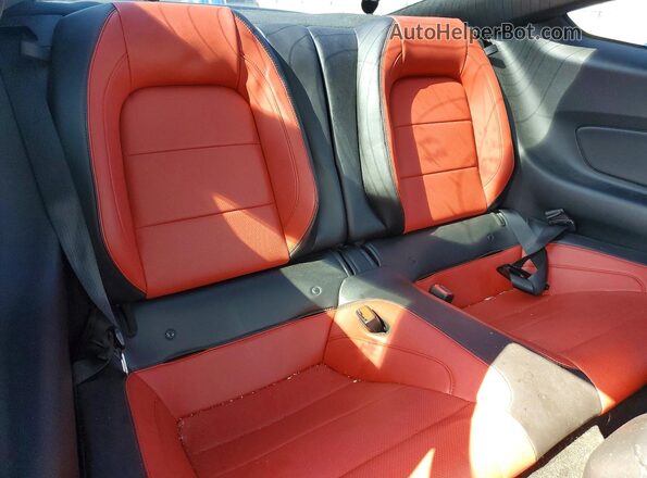 1FA6P8CFXH5280518 2017 FORD MUSTANG Темно-бордовый Вид задних сидений
