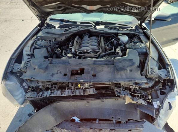 1FA6P8CFXJ5156738 2018 FORD MUSTANG Gray უკანა სალონის ხედი