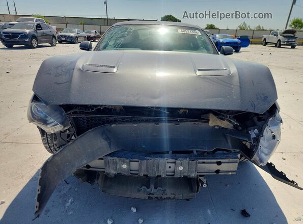 1FA6P8CFXJ5156738 2018 FORD MUSTANG Gray წინა ხედი
