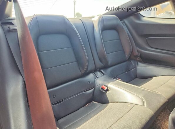 1FA6P8CFXJ5156738 2018 FORD MUSTANG Gray უკანა სავარძლების ხედი