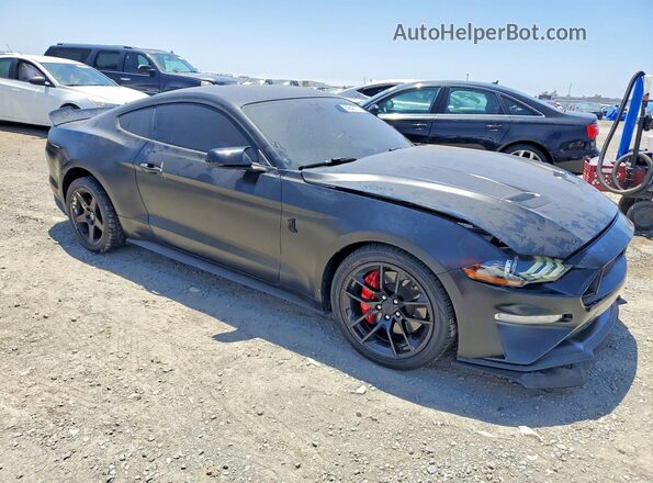 1FA6P8CFXK5169264 2019 FORD MUSTANG Черный Передняя правая четверть