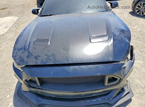 1FA6P8CFXK5169264 2019 FORD MUSTANG Черный Вид задней части салона