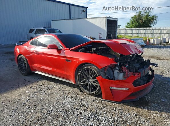1FA6P8CFXM5151740 2021 FORD MUSTANG Red წინა მარჯვენა