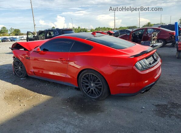 1FA6P8CFXM5151740 2021 FORD MUSTANG Red უკანა მარცხენა