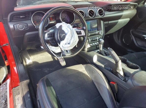 1FA6P8CFXM5151740 2021 FORD MUSTANG Red წინა პანელის ხედი