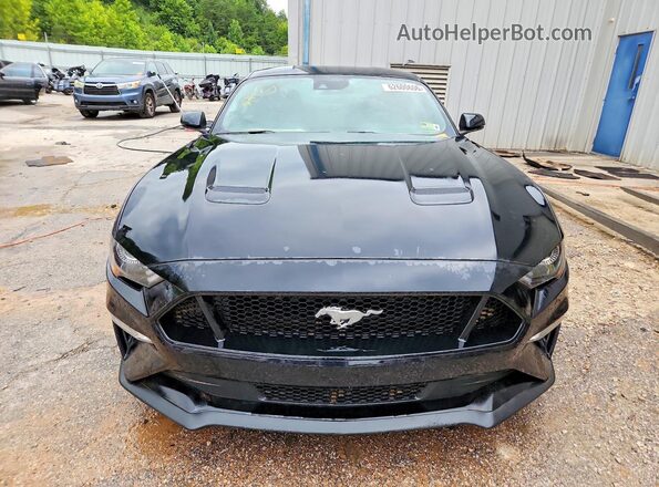 1FA6P8CFXN5123311 2022 FORD MUSTANG Black Widok z przodu