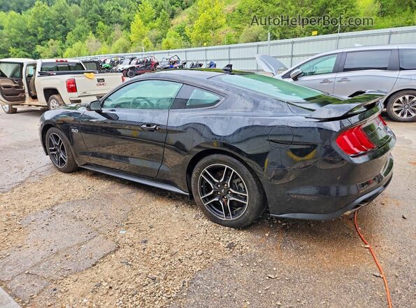 1FA6P8CFXN5123311 2022 FORD MUSTANG Black Tył lewy