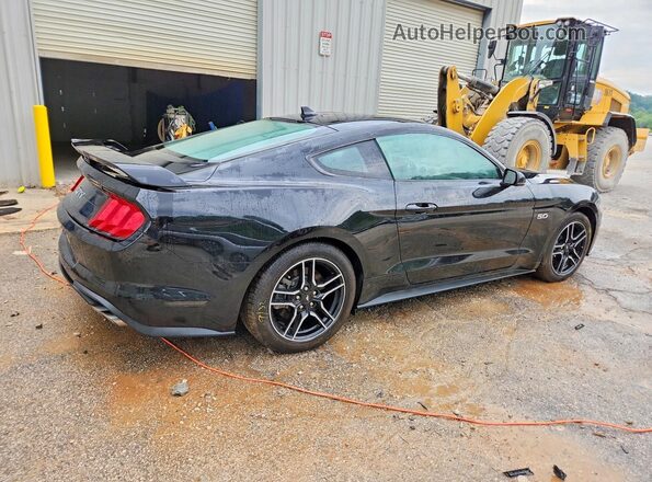 1FA6P8CFXN5123311 2022 FORD MUSTANG Black Tył prawy