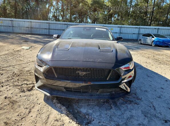 1FA6P8CFXP5304458 2023 FORD MUSTANG Black Front view