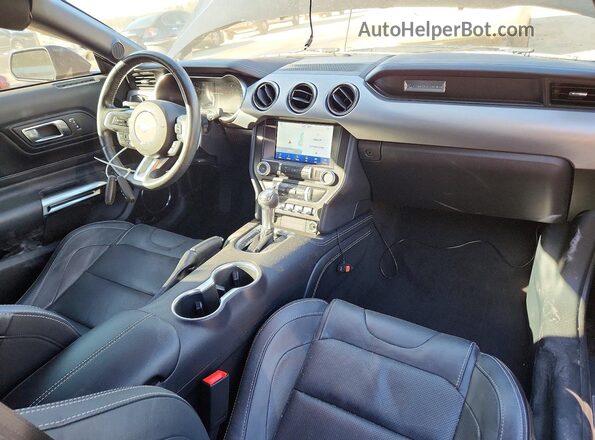 1FA6P8CFXP5304458 2023 FORD MUSTANG Black Dashboard view