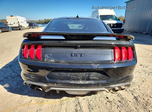 1FA6P8CFXP5304458 2023 FORD MUSTANG Black Rear view