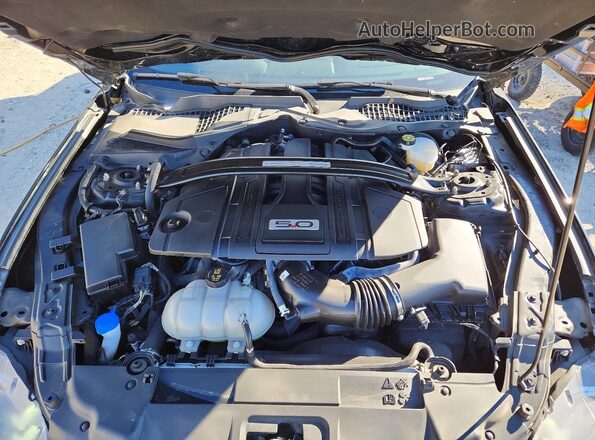 1FA6P8CFXP5304458 2023 FORD MUSTANG Black Rear interior view