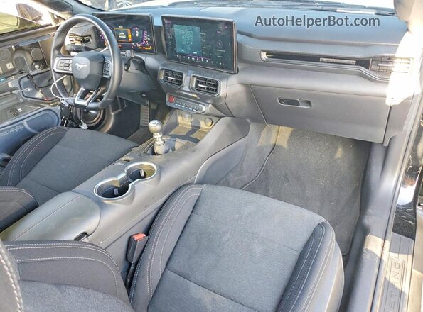 1FA6P8CFXS5411079 2025 FORD MUSTANG Black Widok deski rozdzielczej