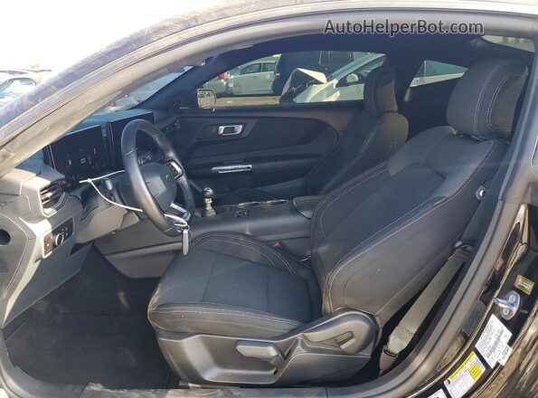 1FA6P8CFXS5411079 2025 FORD MUSTANG Black Widok wnętrza z przodu