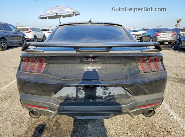 1FA6P8CFXS5411079 2025 FORD MUSTANG Black Widok z tyłu