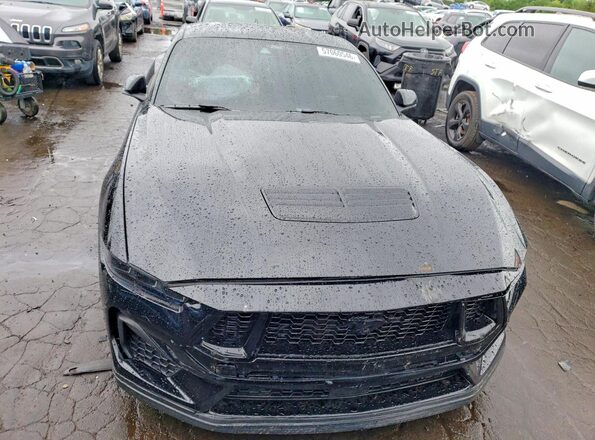 1FA6P8CFXS5413138 2025 FORD MUSTANG Black Դիմացի տեսք
