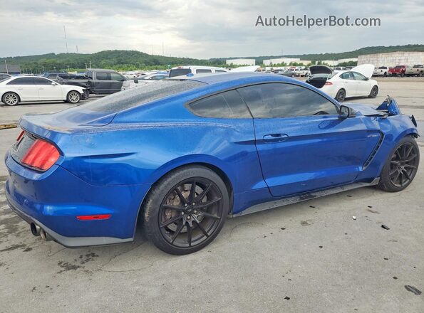 1FA6P8JZ2J5500088 2018 FORD MUSTANG Синий Задняя правая четверть