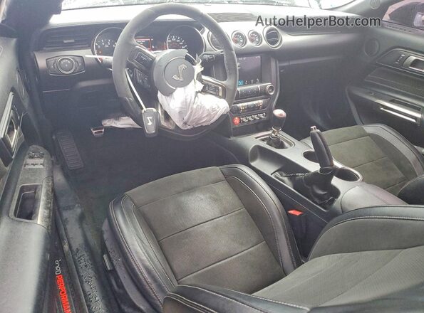 1FA6P8JZ2J5500088 2018 FORD MUSTANG Синий Вид панели приборов