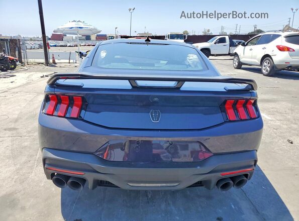 1FA6P8R03S5500107 2025 FORD MUSTANG Blue Вид ззаду