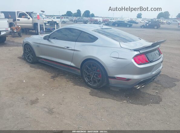 1FA6P8R05M5553376 2021 FORD MUSTANG Silver Trasero izquierdo