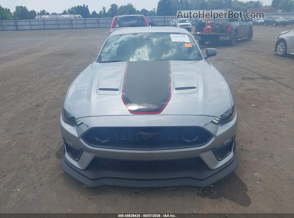 1FA6P8R05M5553376 2021 FORD MUSTANG Silver Vista del cuadro de instrumentos