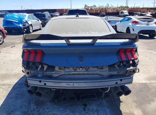 1FA6P8R07R5500654 2024 FORD MUSTANG Blue Հետևի տեսք