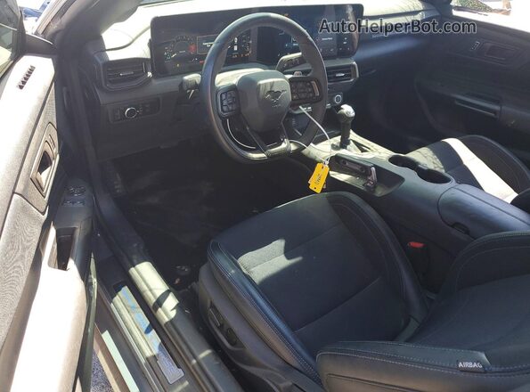1FA6P8R07R5500654 2024 FORD MUSTANG Blue Առջևի վահանակի տեսք