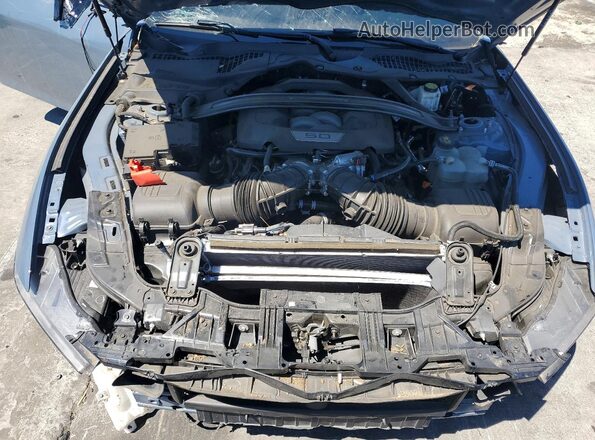 1FA6P8R07R5500654 2024 FORD MUSTANG Blue Սալոնի հետևի տեսք