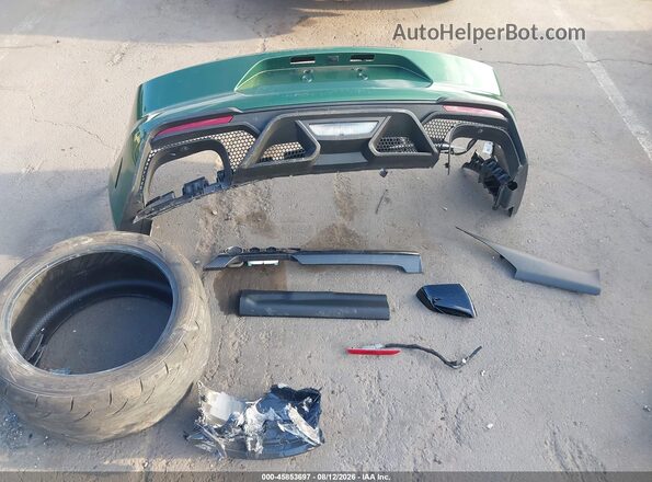 1FA6P8SJ4N5500740 2022 FORD MUSTANG Green Вид щитка приладів