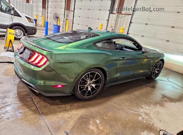 1FA6P8TD9N5144441 2022 FORD MUSTANG Green Rear right