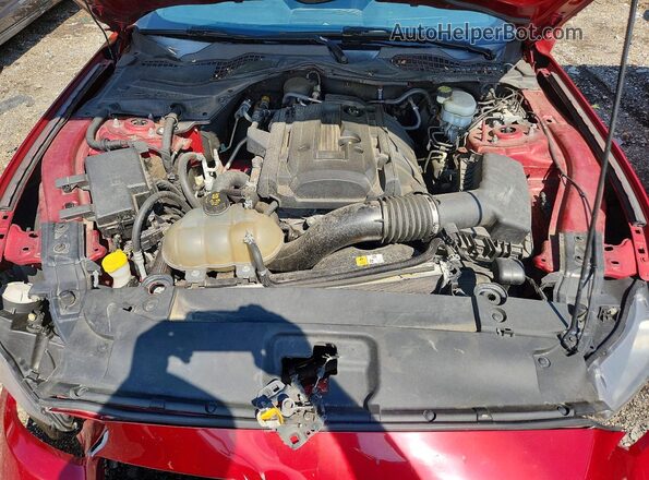 1FA6P8TH0G5326759 2016 FORD MUSTANG Red Սալոնի հետևի տեսք