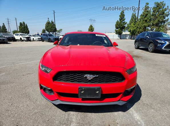 1FA6P8TH0H5254933 2017 FORD MUSTANG Red Widok z przodu