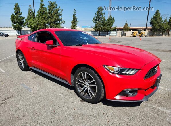 1FA6P8TH0H5254933 2017 FORD MUSTANG Red Przód prawy
