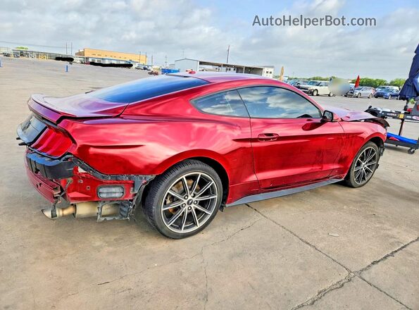 1FA6P8TH0J5108005 2018 FORD MUSTANG Red Հետևի աջ