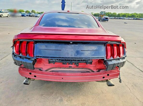 1FA6P8TH0J5108005 2018 FORD MUSTANG Red Հետևի տեսք