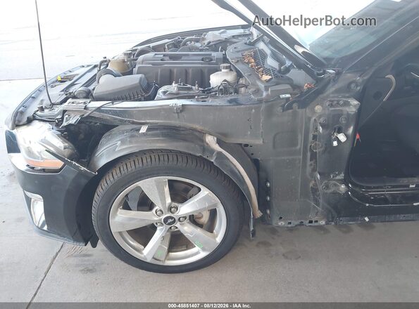 1FA6P8TH0K5142009 2019 FORD MUSTANG Black Вид спереду