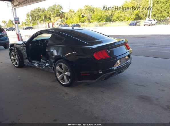 1FA6P8TH0K5142009 2019 FORD MUSTANG Black Задня ліва чверть