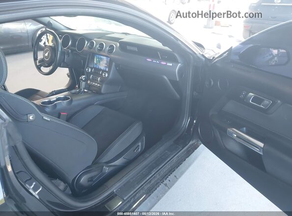 1FA6P8TH0K5142009 2019 FORD MUSTANG Black Вид салону спереду