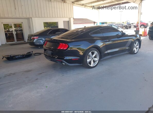 1FA6P8TH0K5142009 2019 FORD MUSTANG Black Задня права чверть