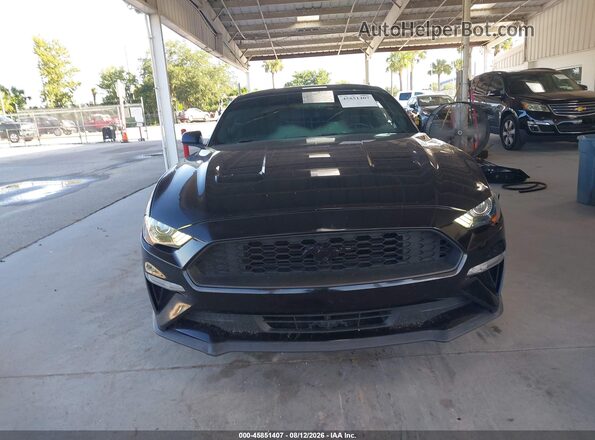 1FA6P8TH0K5142009 2019 FORD MUSTANG Black Вид щитка приладів