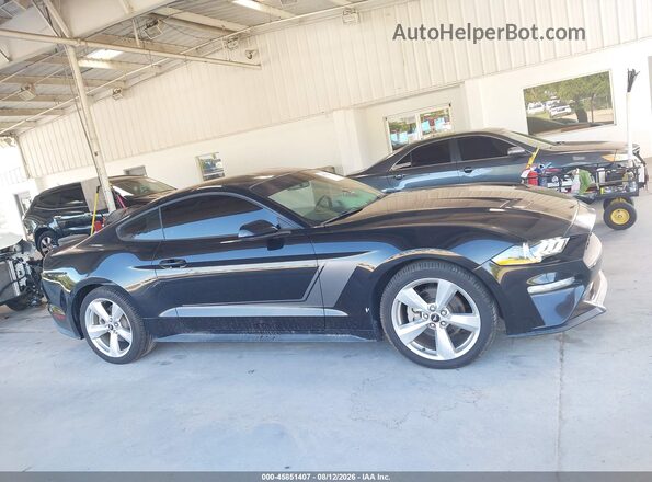 1FA6P8TH0K5142009 2019 FORD MUSTANG Black Вид задньої частини салону